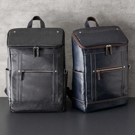 岡山デニム×豊岡製！サンワダイレクトにボックス形状のビジネスリュックが登場