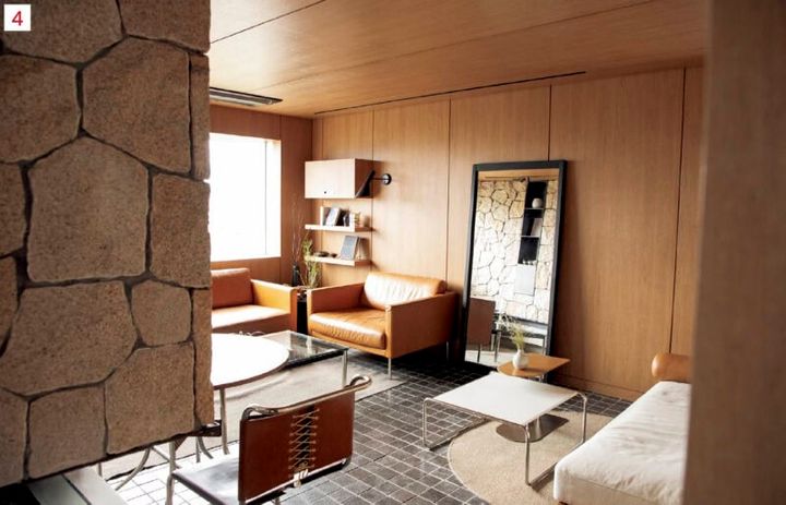 3･4.商業圏から離れた立地にもかかわらずリピーターが多いそう。スペースごとに異なるテーブルや椅子、照明が配置されていて、何度訪れても新鮮味がある。