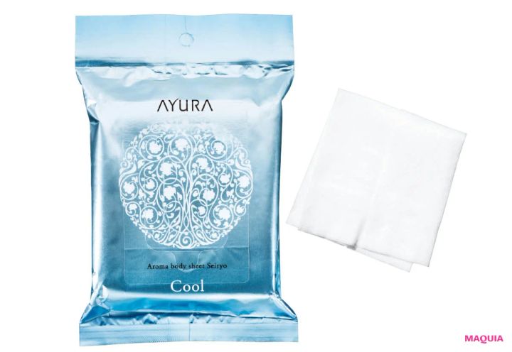 2026年最新ひんやりコスメ アユーラ アロマボディシート （青涼） 