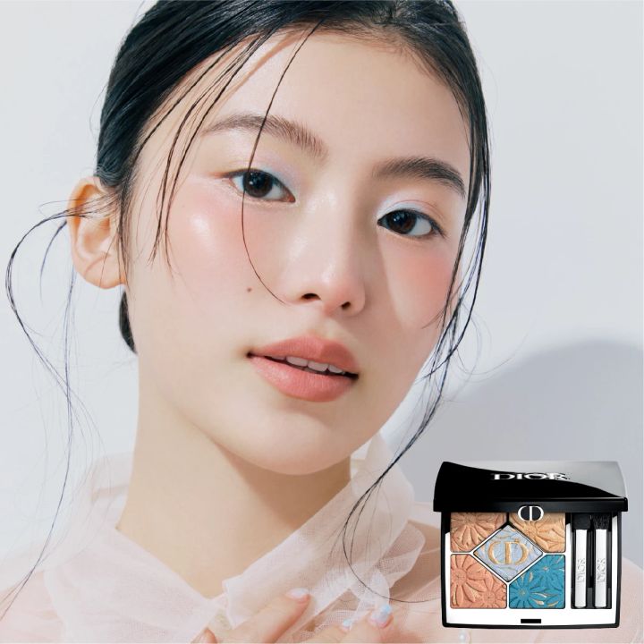 ヘア＆メイク 辻村友貴恵 ブルーアイシャドウ パレットアイシャドウ DIOR 2026春新作 小川季奈 似合う 使い方