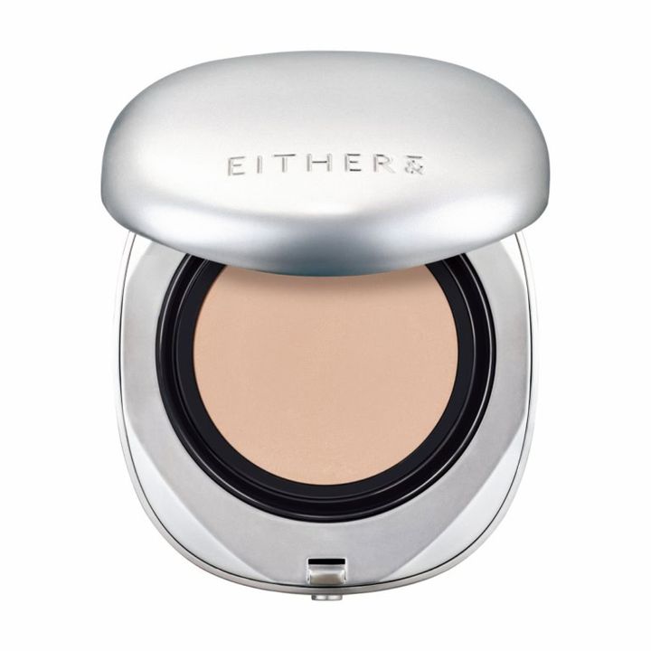 EITHER＆（イーザーアンド）サテン ピクセル メッシュ クッション SPF50+ PA++++ 4色展開 ￥2,970