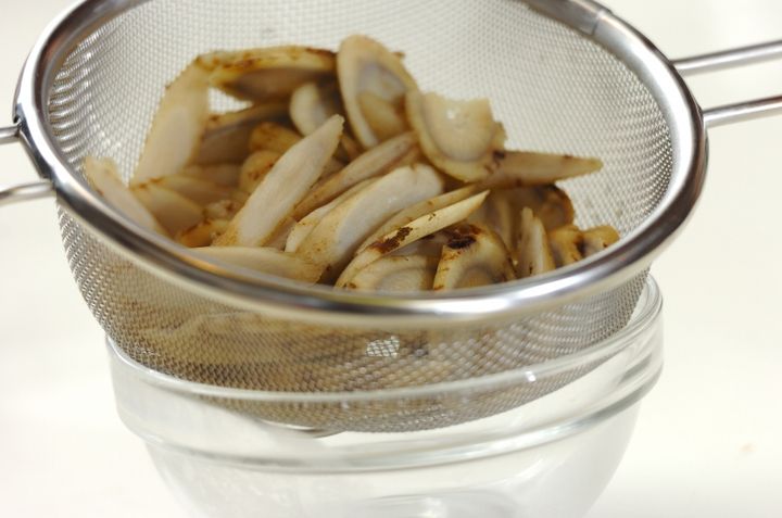 ゴボウの甘煮の作り方1
