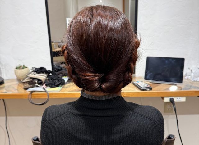 崩れにくいヘアアレンジ
