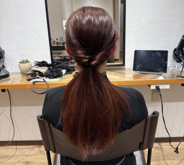 崩れにくいヘアアレンジ