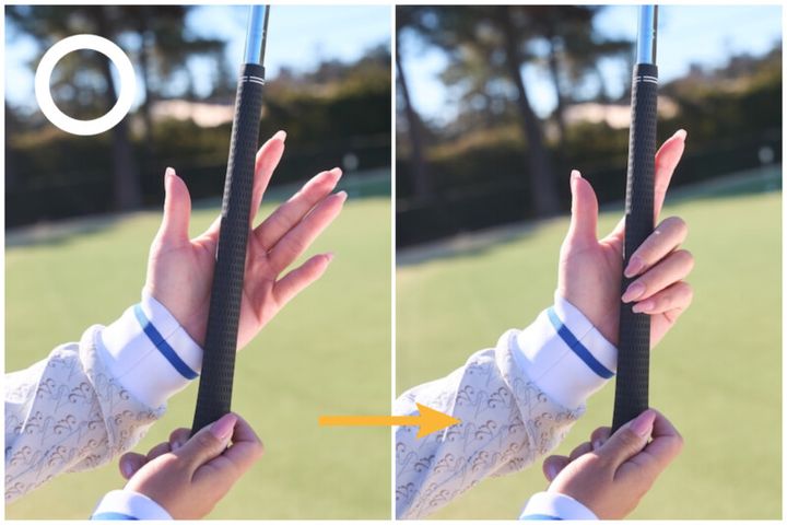 転がしたいなら“握り方”を変えよう！薄芝のアプローチのコツ