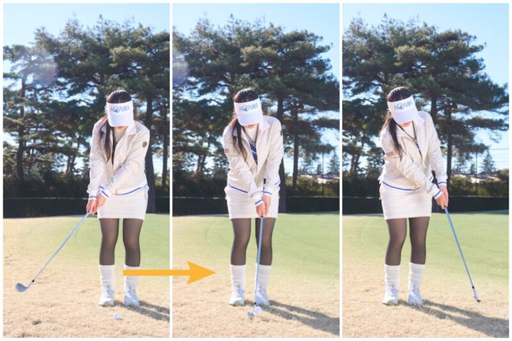 転がしたいなら“握り方”を変えよう！薄芝のアプローチのコツ