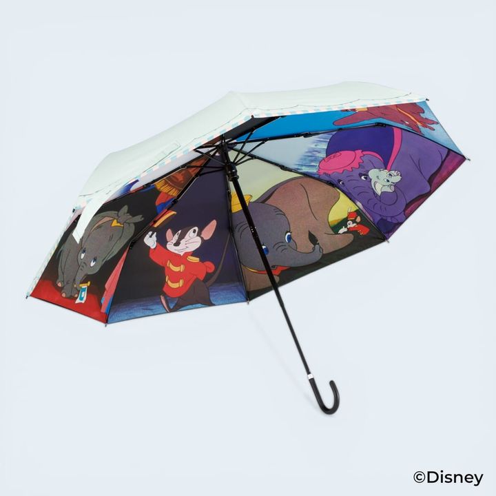 ダンボ/ファイナルフレーム 晴雨兼用両面印刷折りたたみ傘55cm