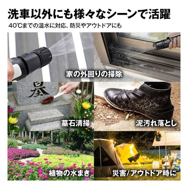 ベランダや自転車、キャンプ用品の洗浄に使えるJetBucket ジェットバケツ