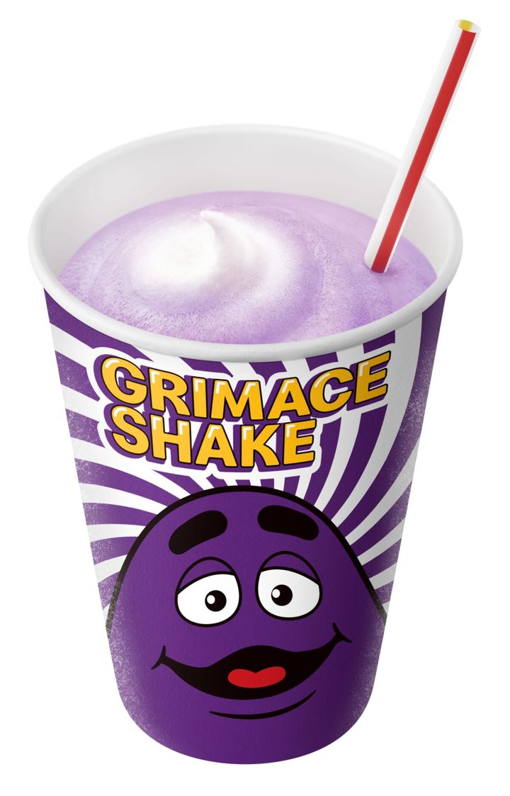 「グリマスシェイク ブルーベリーヨーグルト味 Mサイズ