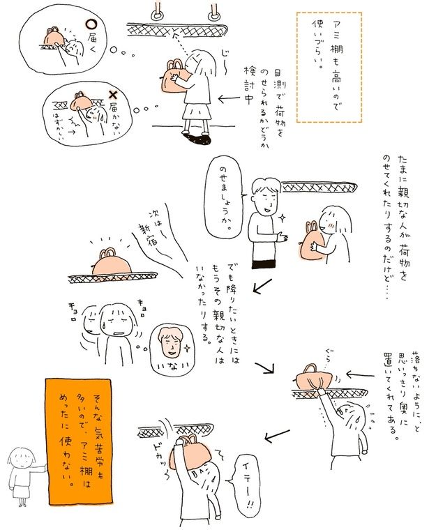 アミ棚も高いので使いづらい （C）たかぎなおこ／KADOKAWA