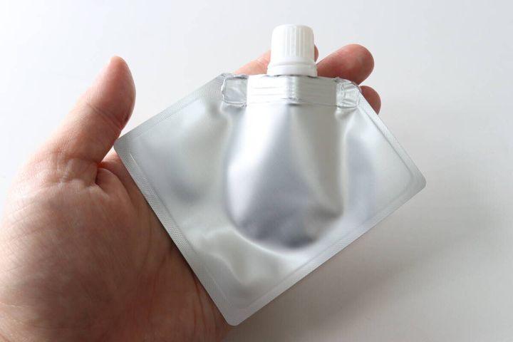 使い切りアルミパウチ20ml 3枚入 形状