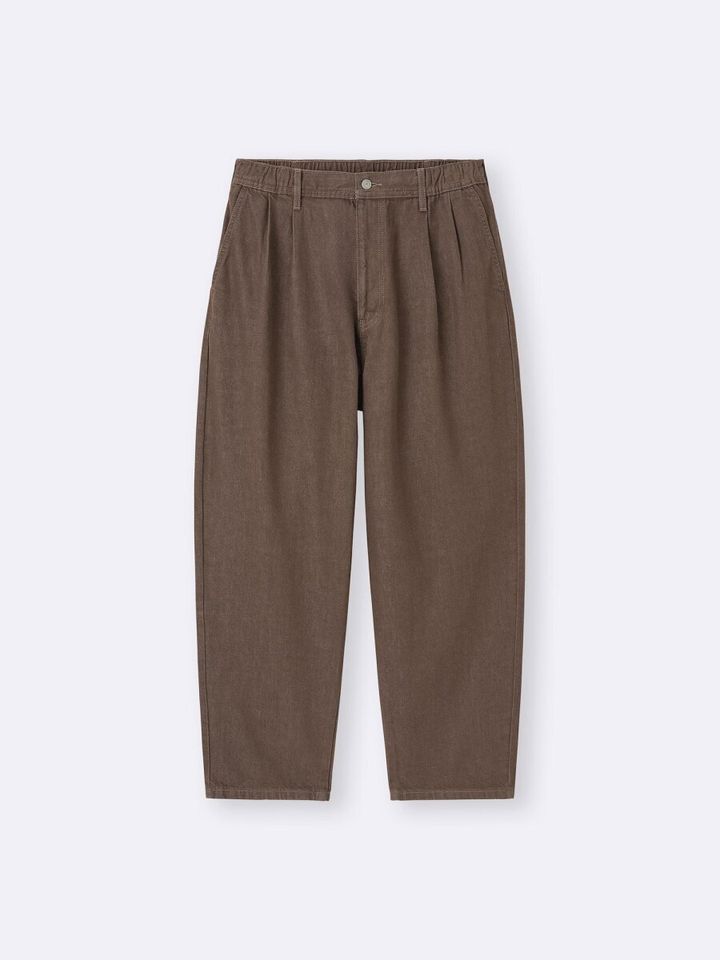 GUのデニムキャロットパンツ