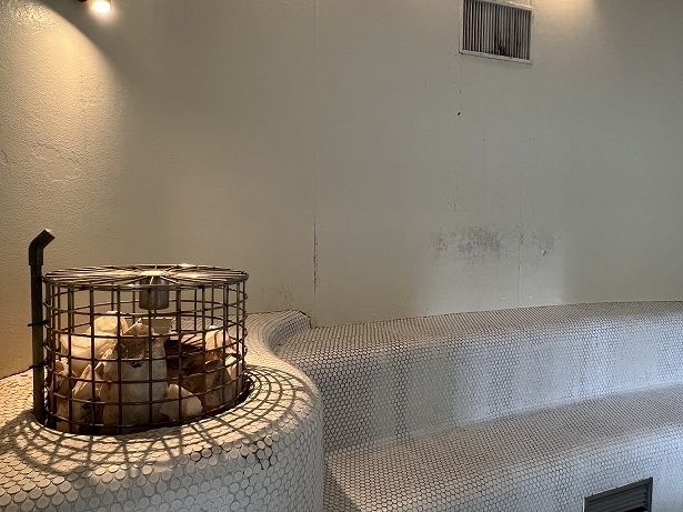 「バーデゾーン」のスチームサウナ