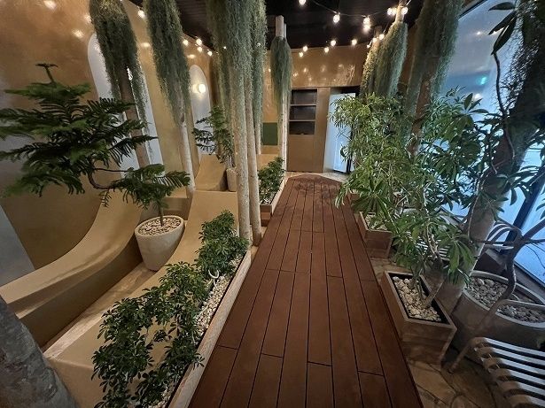 新しくなった女性サウナゾーンで癒やされよう