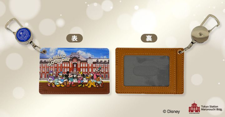 リール付きパスケース 「ミッキー＆フレンズ」