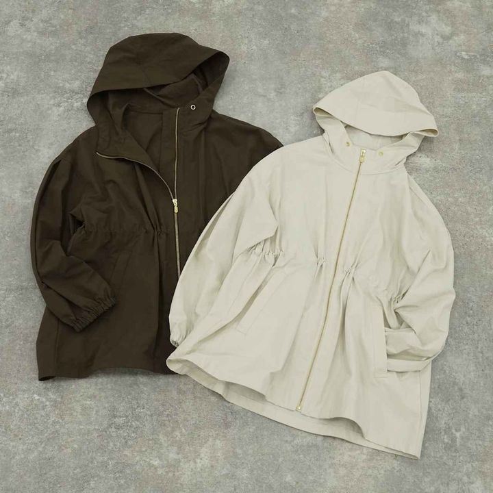 画像: エアかる撥水マウンテンパーカー/601298（ブラウン、グレージュ）各¥5,990 ◾️撥水 ◾️UPF50+ ◾️防シワ 出典：グローバルワーク