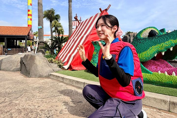 スタッフ着用ファンベスト