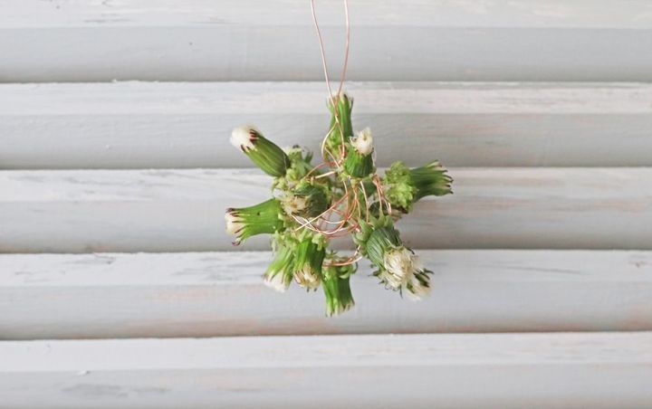 タンポポを付ける