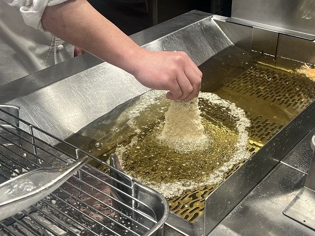 注文を受けてから揚げる