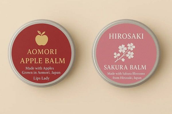 青森県の“りんご”と“桜”を活かしたリップバームなど開発！クラファンで支援を募集