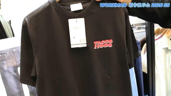 ワークマン「TACOS1986プリント半袖Tシャツ」は綿100%で着心地も抜群