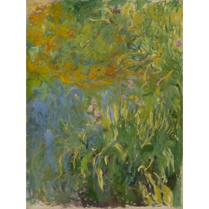 クロード・モネ《アイリス》 1914-17年 200×150cm アサヒグループ大山崎山荘美術館蔵