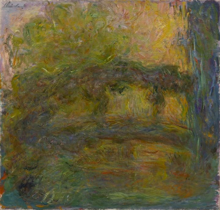 クロード・モネ《日本風太鼓橋》 1918-24年 89×93cm