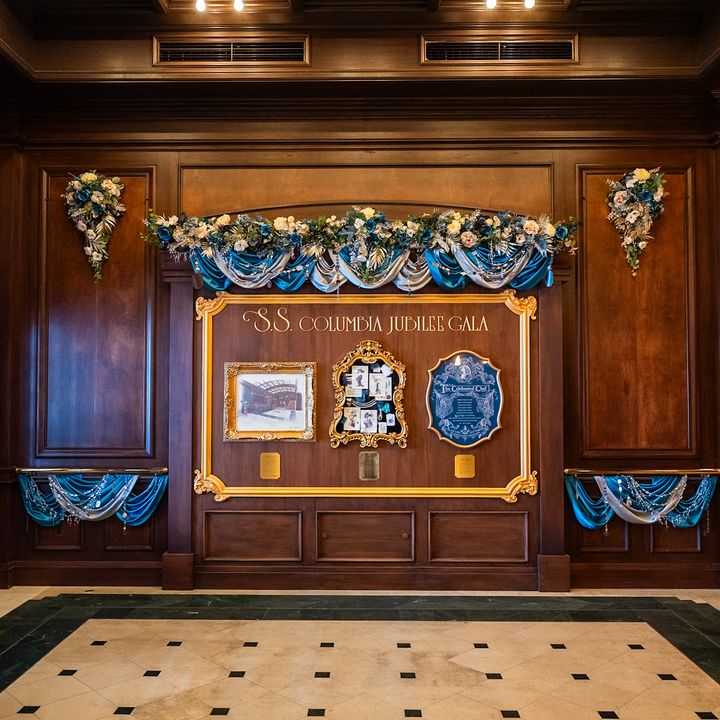 S.S.コロンビア号 ジュビリーガラ 装飾