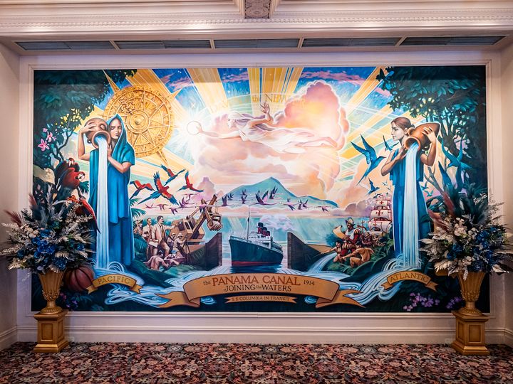 S.S.コロンビア・ダイニングルーム ガラデコレーション