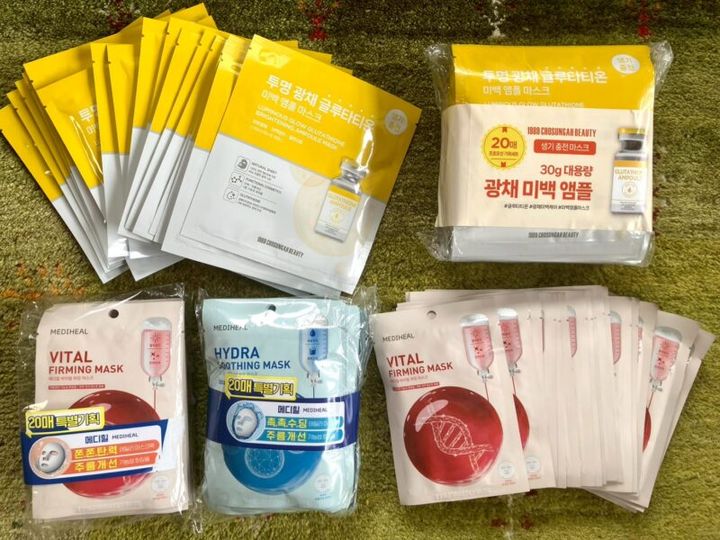 韓国で購入したシートマスク