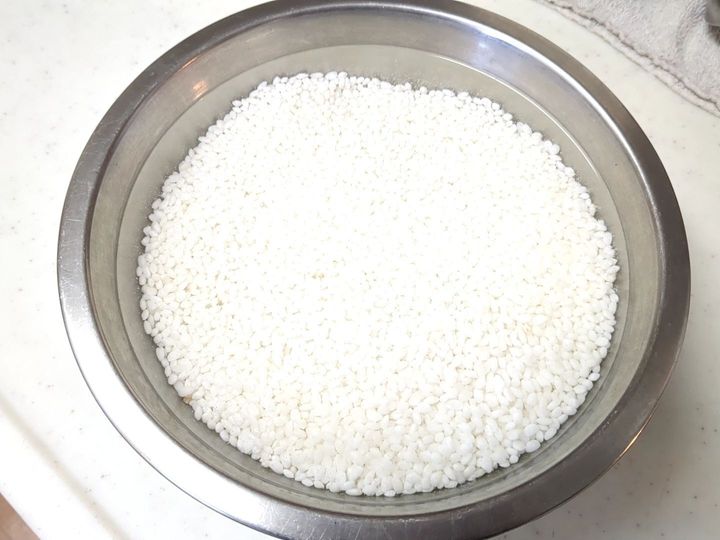 もち米の準備
