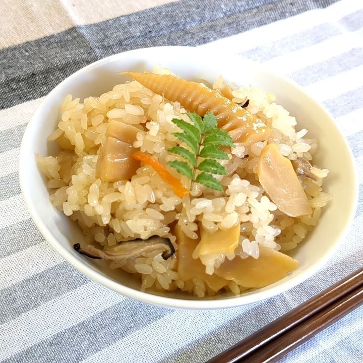 【もっちもち！】無印良品のセイロでタケノコおこわ！