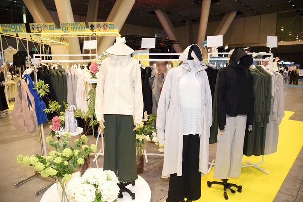 UVカット製品の展示ブース 撮影：ソムタム田井