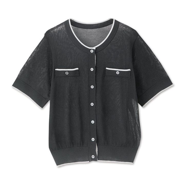 しまむらのシアーニットカーディガン（MARIE）