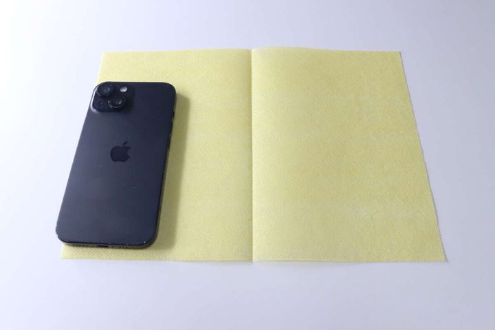 ダイソー 化学ぞうきん からっぷきん サイズ感