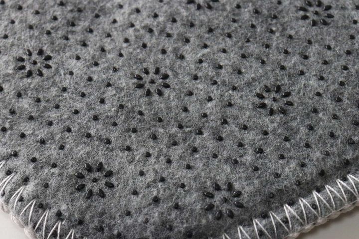 フロアマット（モロッカン、無地） 裏面