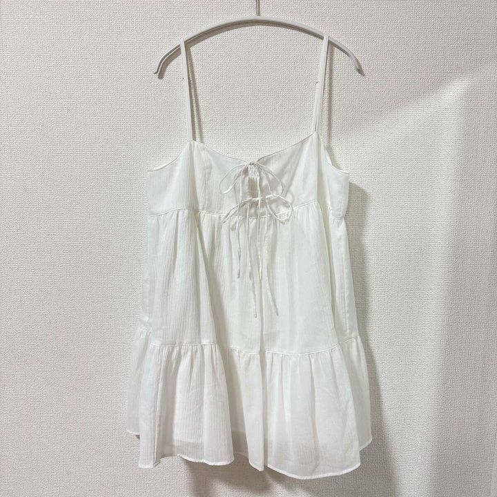GU キャミソールチュニック ホワイト