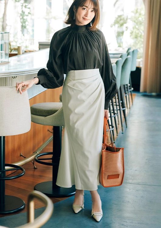 ドレープスカート