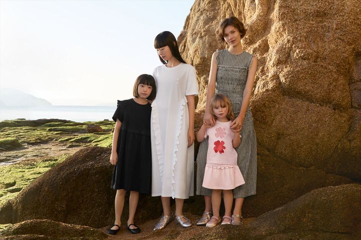 「UNIQLO and Cecilie Bahnsen」2026年春夏コレクションのビジュアル