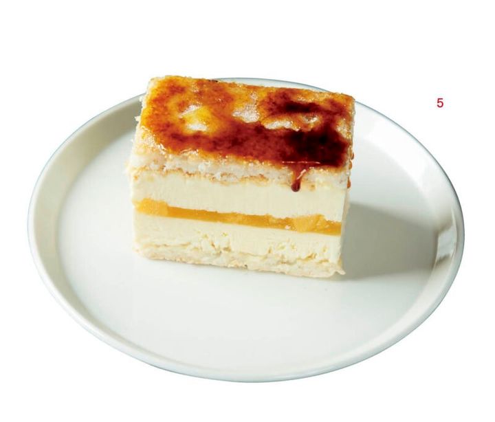 5.季節のチーズケーキ（₩13,000）。コーヒーに集中してほしいという理由からデザートは1種類のみ。