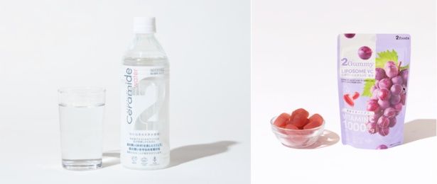 「＠cosme TOKYO」の特設コーナーでは、「2Water Ceramide」だけでなく「2Gummy LIPOSOME VC」も購入できる