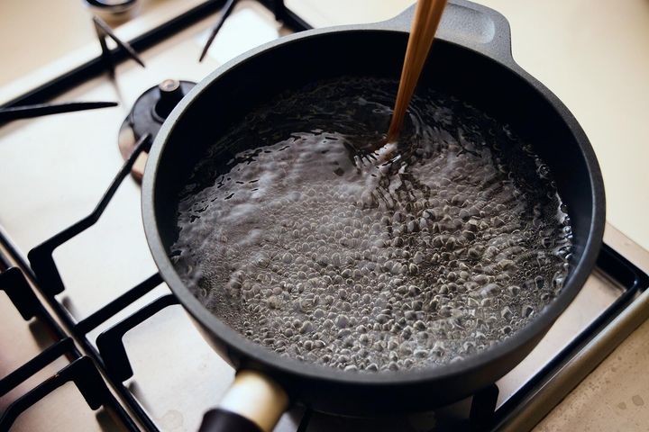 ポーチドエッグをつくる①