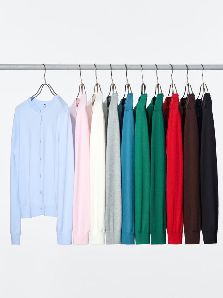 UVカットクルーネックカーディガン ￥2,990→￥1,990〈4/24(金)〜4/28(火)〉／ユニクロ