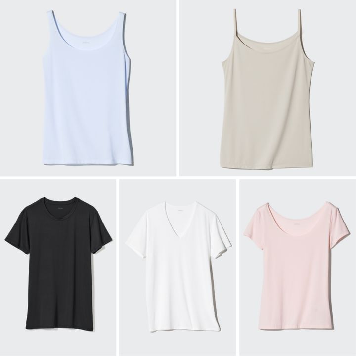 「エアリズムインナー」￥1,290～￥2,990→￥990〈4/24(金)〜5/7(木)〉／ユニクロ ※一部対象外のアイテムがあります