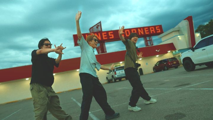 Team B（Genta、Machu、Shime） トラベルドキュメンタリー『Travis Japan Summer Vacation!! ―7人のアメリカ旅―』先行カット （C）2026 DISNEY ENTERPRISES, INC. width=