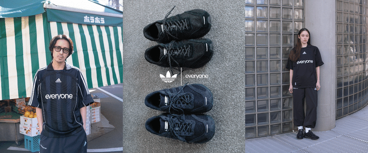 adidas Originals（アディダス オリジナルス）が、ファッションディレクター・三好 良が手がけるeveryone（エブリワン）との第2弾となるカプセルコレクションを展開する。