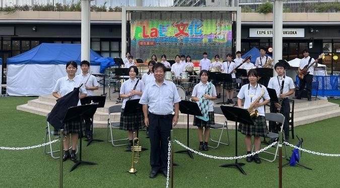 ららぽーと福岡 4周年祭 沖学園高等学校 吹奏楽部