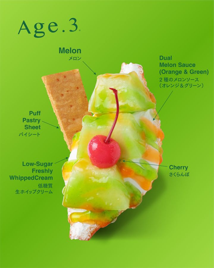 「メロンパフェ（MELON PARFAIT）」 width=