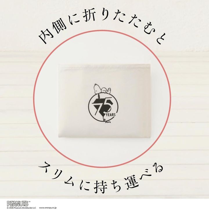 スヌーピー 折りたためる 超BIG保冷バッグ