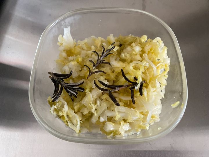 春キャベツのザワークラウト